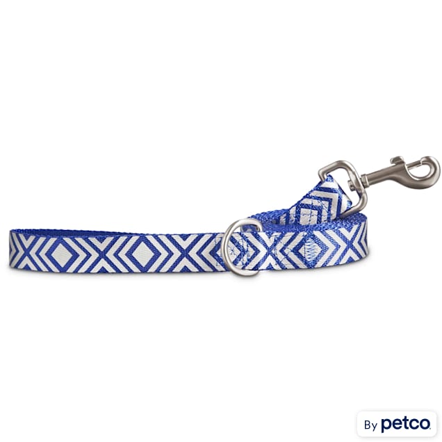 Good2Go Reflective Blue Diamond Dog Leash, 6 ft. - Carousel image #1