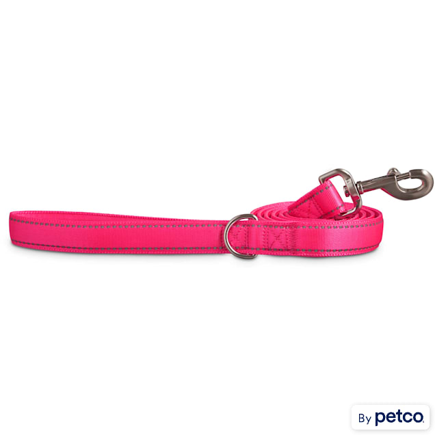 Good2Go Reflective Padded Leash in Pink, 6 ft. - Carousel image #1