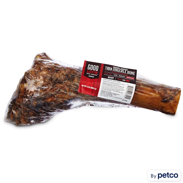 Good Lovin' Hickory Smoked Tibia Knuckle Bone Dog Chew, 1.5 lbs. - Carousel image #1