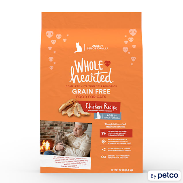 Wholehearted grain free chicken shop formula dry cat food