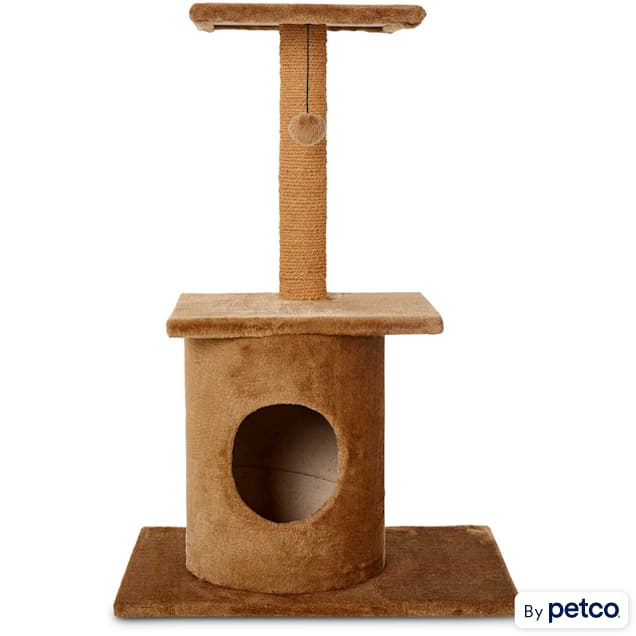 Animaze Brown Cat Tree Condo with Scratching Post 36