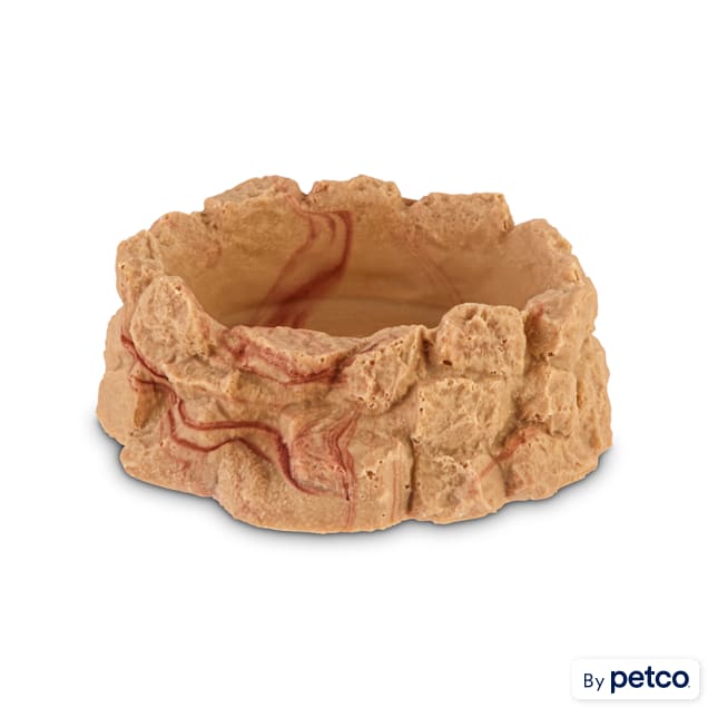 Imagitarium Marbled Soaker Reptile Dish, Mini - Carousel image #1