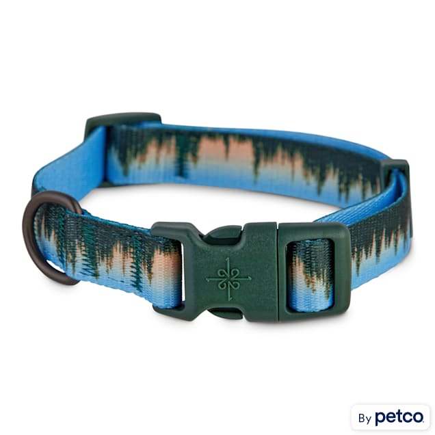 Good2Go Forest-Print Dog Collar, Large - Carousel image #1