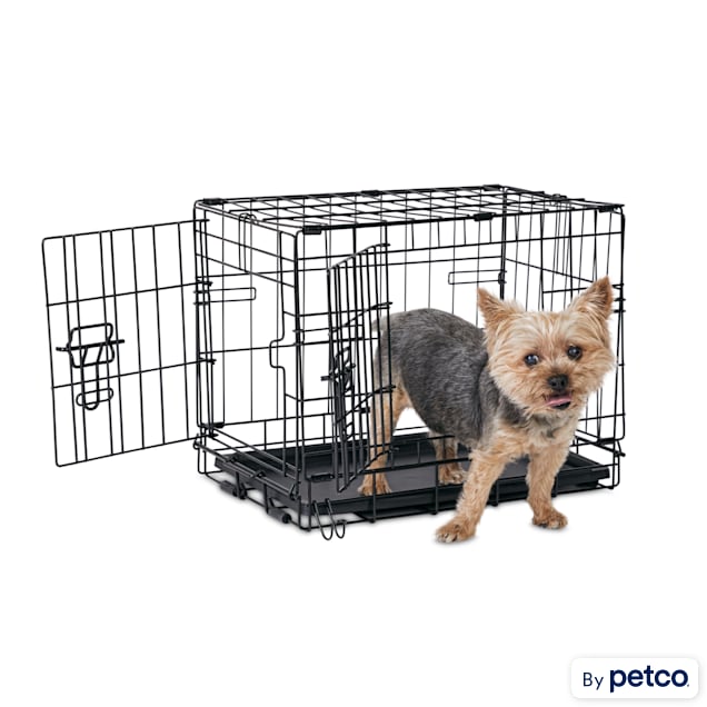 Animaze 2 Door Folding Dog Crate 18.5