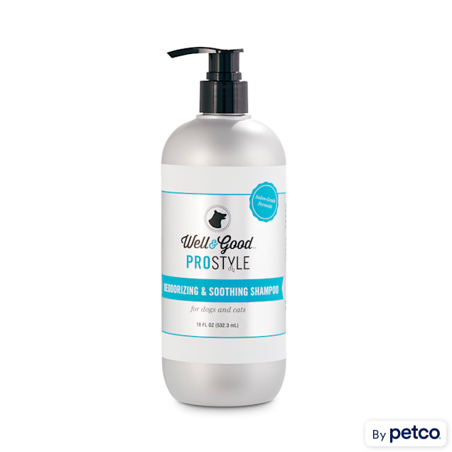 Well & Good ProStyle Deodorizing and Soothing Dog and Cat Shampoo, 18 fl. oz. - Carousel image #1