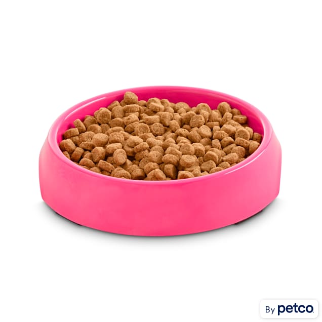 Harmony Pink Single Cat Bowl Base 3 4 Cup Petco