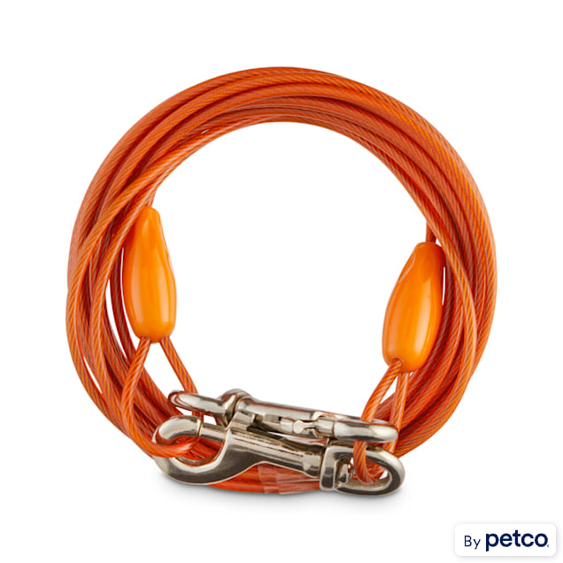 EveryYay Stretch Your Legs Free To Flex Tie Out Cable For Dogs up to 50 lbs. 20 ft. Medium