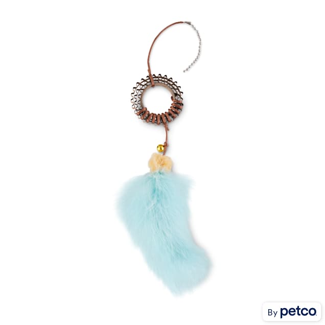 Leaps & Bounds Little Thrills Corrugate Ring Teaser Refill Kitten Toy - Carousel image #1