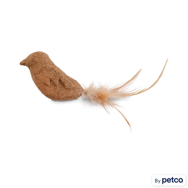 Leaps Bounds Playful by Nature Pounce Play Silver Vine Bird Cat Toy