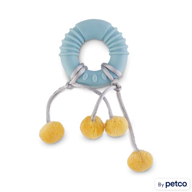 Leaps & Bounds Little Paws Teething Ring Kitten Toy - Carousel image #1