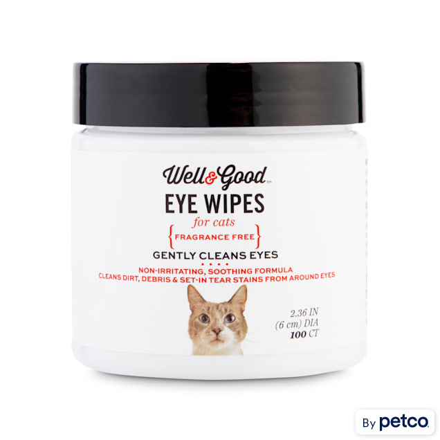 Well & Good Cat Eye Wipes, Pack of 100 - Carousel image #1