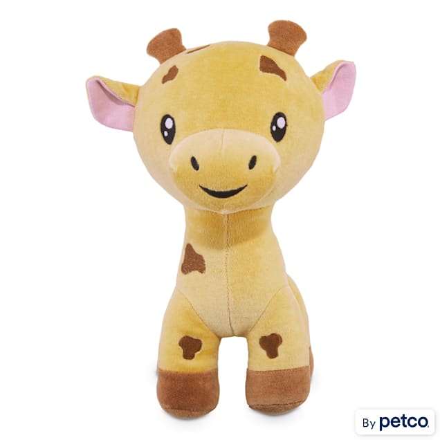 Leaps & Bounds Playful by Nature Cotton Giraffe Plush Dog Toy, Large - Carousel image #1