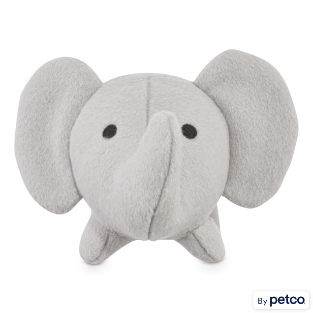 Leaps & Bounds Playful by Nature Play Wool Elephant Dog Toy, Small - Carousel image #1