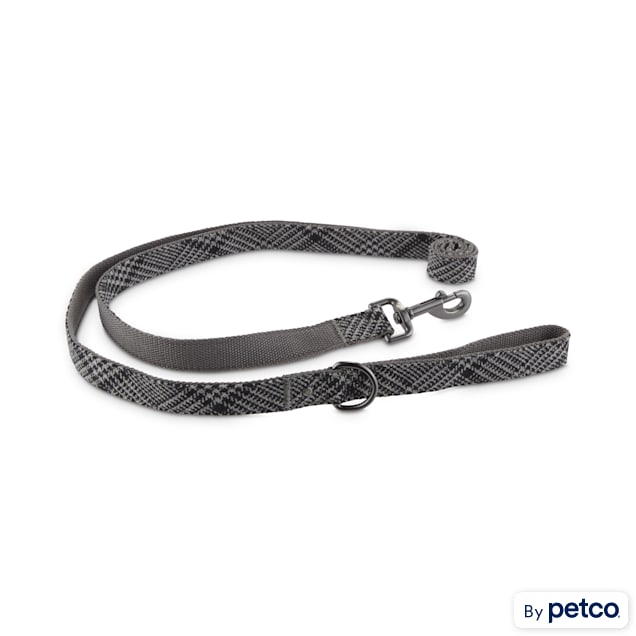 Bond & Co. Grey Houndstooth Dog Leash, 6 ft. - Carousel image #1