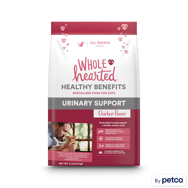 WholeHearted Urinary Support Chicken Flavor Dry Cat Food 5 lbs