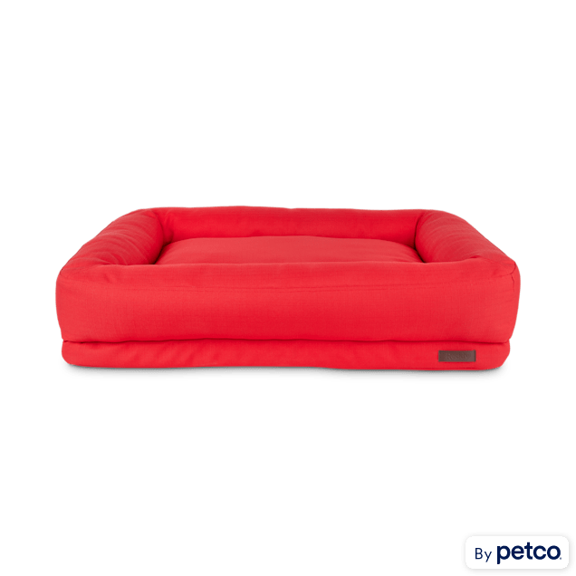 Reddy Indoor/Outdoor Dog Bed, 40" L X 30" W, Red Petco