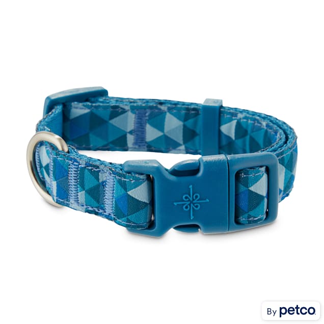 Good2Go Blue Prismatic Dog Collar, Small - Carousel image #1