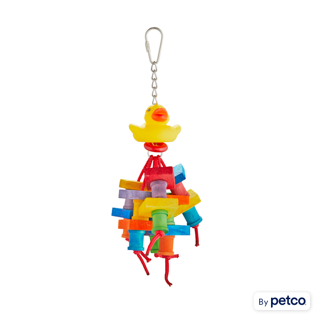You & Me Quacktastic Chewing Bird Toy, Small - Carousel image #1