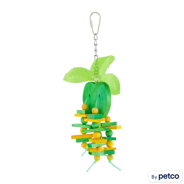 You & Me The Little Apple Chewing Bird Toy, Small - Carousel image #1