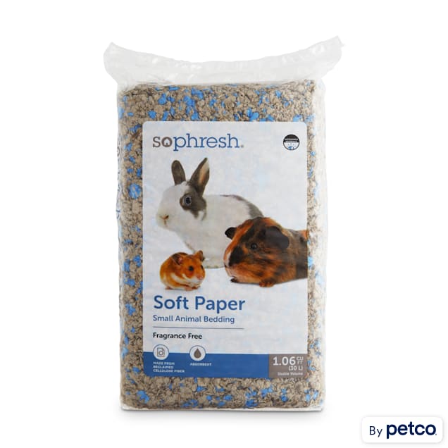 So Phresh Pop of Blue Natural Soft Paper Small Animal Bedding, 30 Liters - Carousel image #1