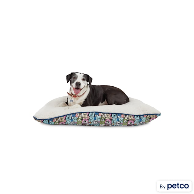 BOBS from Skechers Doggie Crowd Dog Lounger Bed, 40" L X 30" W - Carousel image #1
