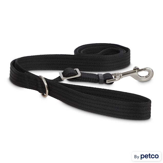 YOULY Adjustable Black Dog Leash, 6 ft. | Petco