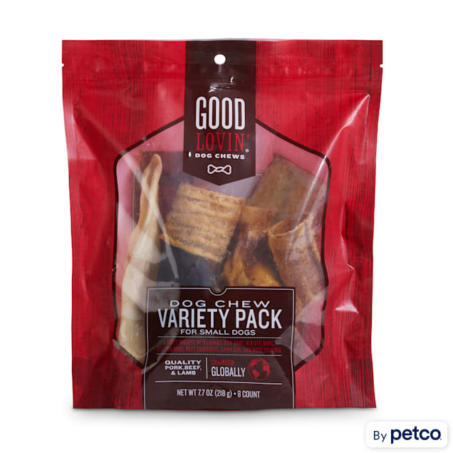 Good Lovin Dog Chew Variety Pack for Small Dogs 7.7 oz. Count