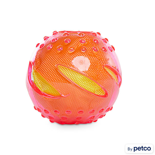 Leaps & Bounds Crinkle Ball Assorted Dog Toy, Medium - Carousel image #1