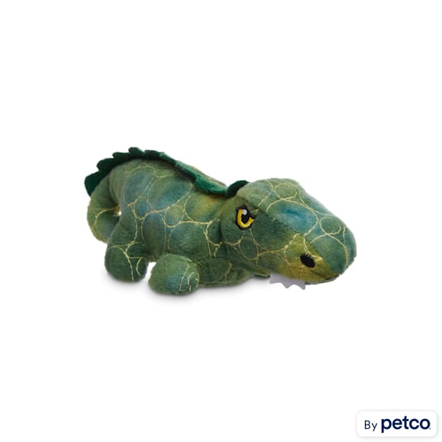 Leaps & Bounds Ruffest & Tuffest Gator Tough Plush Dog Toy with Kevlar Stitching, Small - Carousel image #1