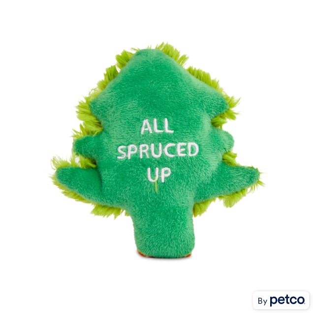 Leaps Bounds All Spruced Up Tree Plush Dog Toy Small