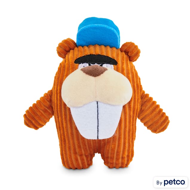 Leaps & Bounds Boisterous Beaver Plush Dog Toy, Medium - Carousel image #1