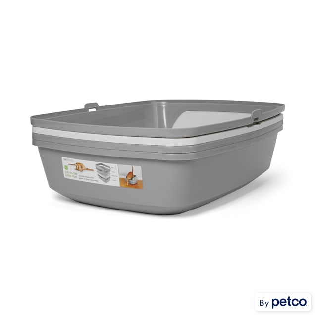 So Phresh Lift-to-Sift Grey & White Cat Litter Pan - Each