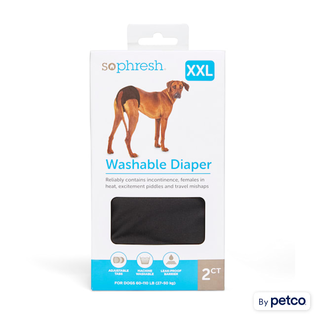 So Phresh Washable Pet Diapers XX Large Count of 2 Petco
