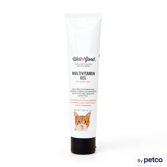 Well & Good Adult Cat & Kitten Vitamin Gel, 5 oz. - Carousel image #1