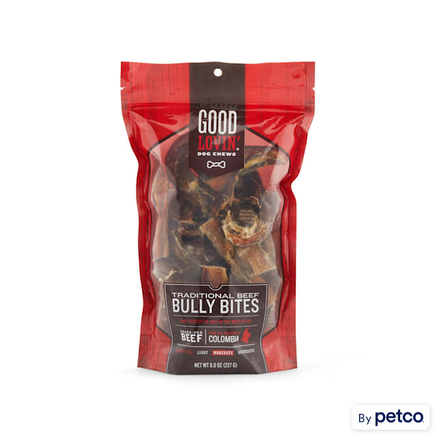 Good Lovin' Traditional Beef Bully Bites Dog Chew, 8 oz. - Carousel image #1