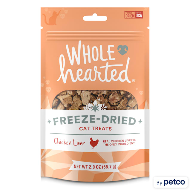 WholeHearted Chicken Liver Freeze-Dried Cat Treats, 2 oz. - Carousel image #1