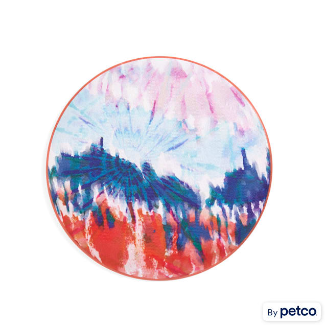 YOULY The Citizen Americana Collection USA Tie-Dye Flyer Dog Toy, Medium - Carousel image #1