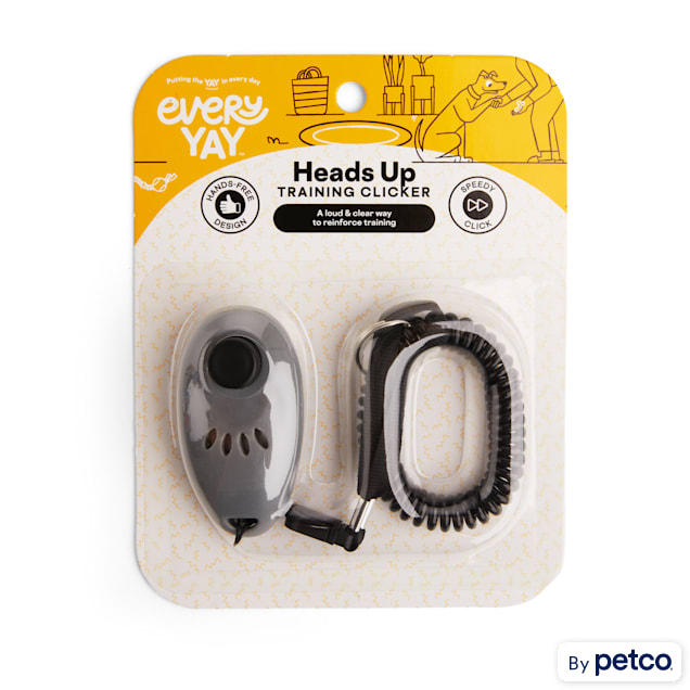 EveryYay Heads Up Soft Training Clicker for Dogs