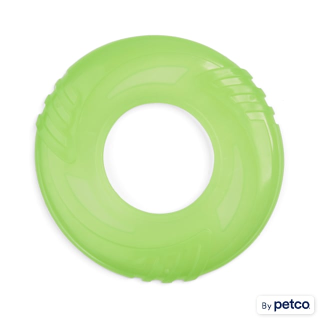 Leaps & Bounds Romp & Run Glow-In-The-Dark Flyer Dog Toy, Medium - Carousel image #1