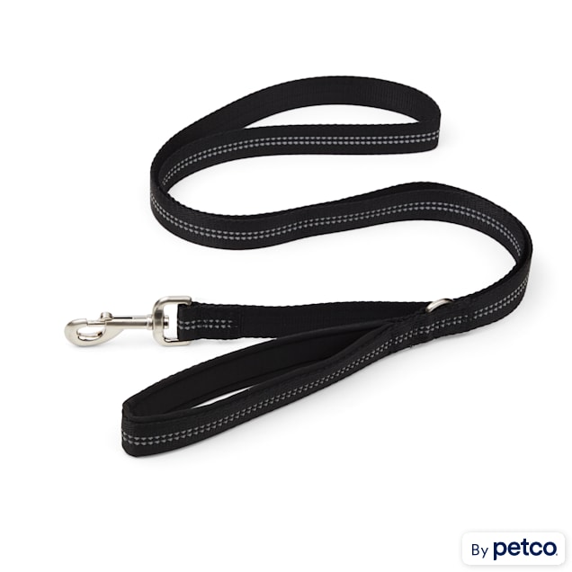 Black clearance leather lead