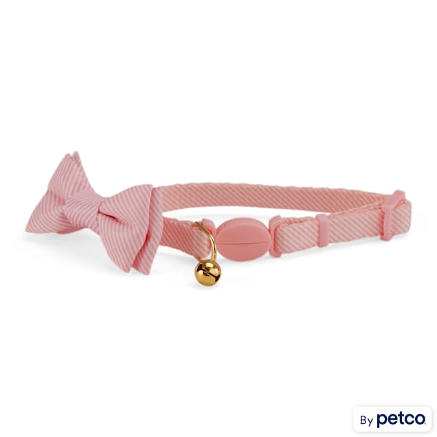 Pink kitten hotsell collar with bow