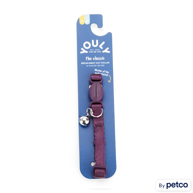 YOULY The Classic Purple Breakaway Cat Collar - Carousel image #1