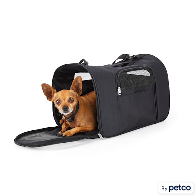 EveryYay Going Places To Go Black Pet Carrier, Small