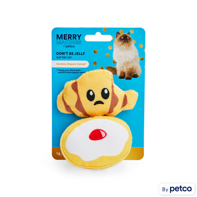 Merry Makings Hannukah Don t Be Jelly Plush Cat Toy X Small Pack