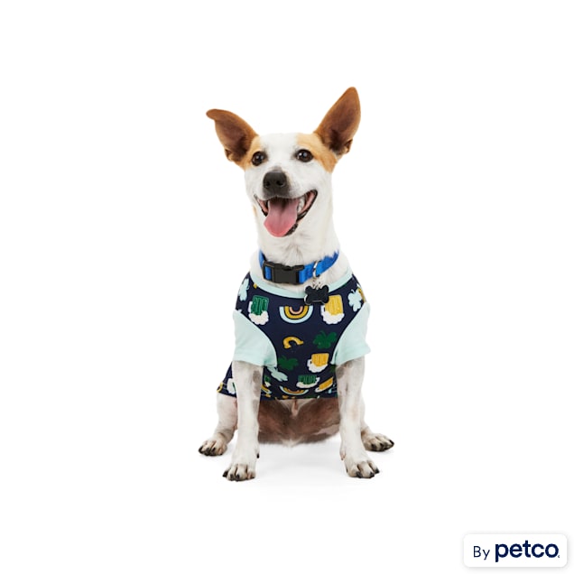 YOULY St. Pat's Beer Print Dog Tee, XX-Small - Carousel image #1