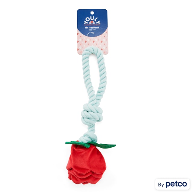 YOULY Rose Rope Dog Toy - Carousel image #1