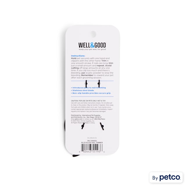 Well Good Nail Clippers for Dogs Petco