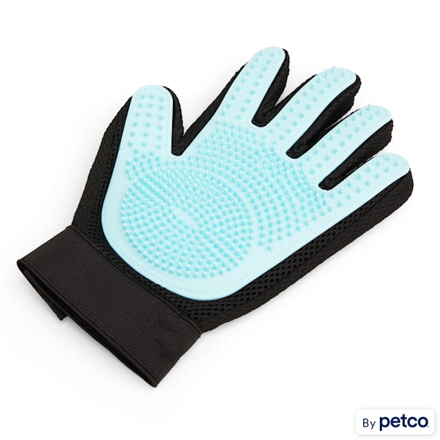 Dog clearance brushing glove