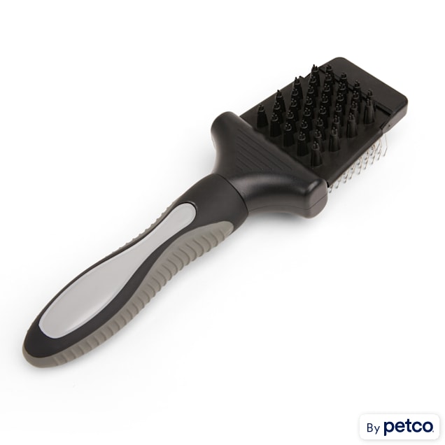 Well Good Small Dual Action Slicker Dog Brush Black