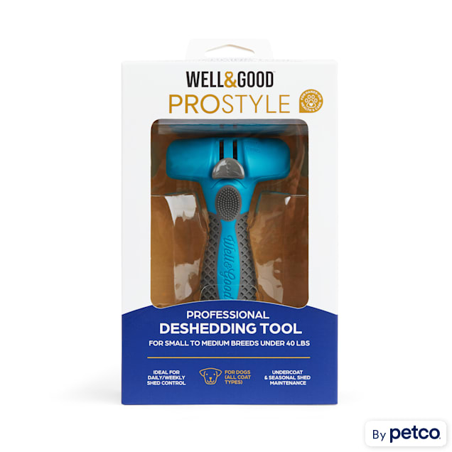 Well & Good ProStyle Dog Deshedding Tool for Small to Medium Breeds - Carousel image #1